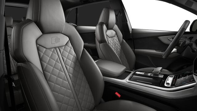 Audi Q8 55 TFSI e 394 Tiptronic Pro Line S Automaat | Vierwielbesturing | Sportstoelen plus voorin | Glazen panoramadak | Optiekpakket zwart plus | Privacy glas (donker getint) | Bang & Olufsen Premium 3D