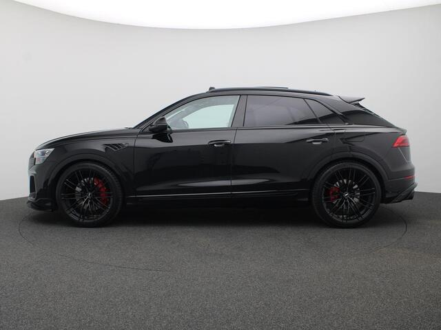 Audi Q8 60 TFSI e quattro ABT Aero Competition 490PK ABT-Pakket, 23" Lichtmetaal HR-design, Panoramadak, 360 gr. Camera, Soft-Close, Trekhaak, Leder, Head-Up, Stoelventilatie, Luchtvering