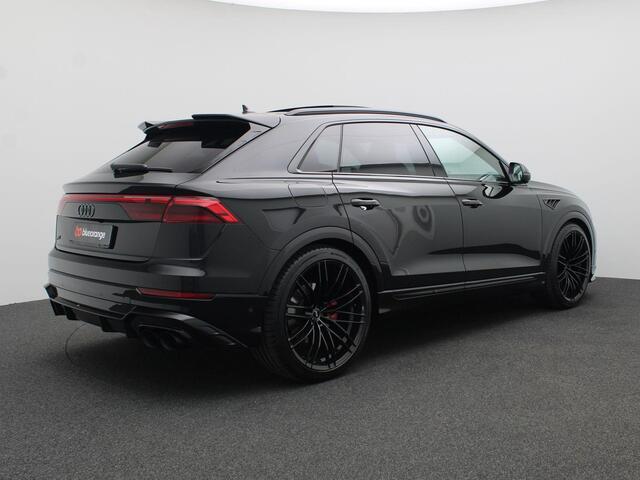 Audi Q8 60 TFSI e quattro ABT Aero Competition 490PK ABT-Pakket, 23" Lichtmetaal HR-design, Panoramadak, 360 gr. Camera, Soft-Close, Trekhaak, Leder, Head-Up, Stoelventilatie, Luchtvering