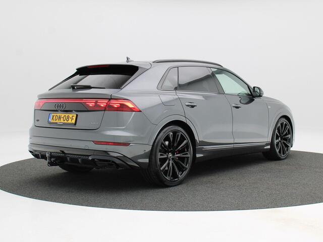 Audi Q8 60 TFSi e 490 Pk quattro S-Line Competition | Trekhaak | Panoramadak | Bang & Olufsen | Stoel Ventilatie/Verwarming | Luchtvering | Vierwielbesturing | Laser LED | 23 Inch