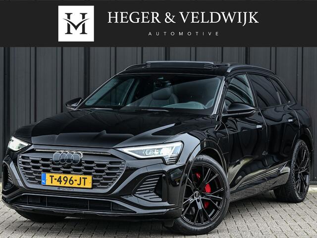 Audi Q8 e-tron 50 quattro S Edition 95 kWh · NL-auto · Panoramadak · RS-seats · Memory seats · Leder · Adaptive cruise · Keyless · Stuurverwarming
