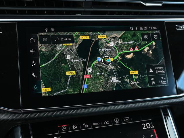 Audi Q8 4.0 TFSI RS Q8 Urban Quattro | Ceramic | B&O Advanced | Head-up | 360 Camera | Carbon pack | Adaptive cruise | Ambiance interieur | 4 zone climate |