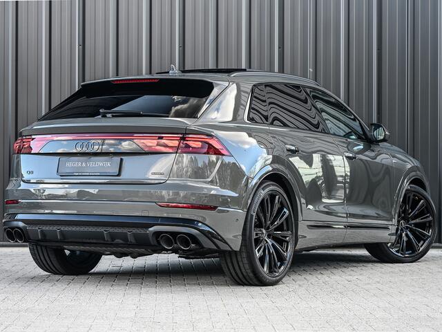 Audi Q8 60 TFSI e quattro Pro Line S Competition | B&O advanced | Audi exclusive | 5 jaar garantie | Panoramadak | massage stoelen | 4 wiel besturing | Alcantara hemel | Soft-close | Elektr. Trekhaak | Achteras besturing | Oled achterlichte