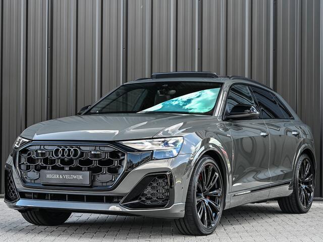 Audi Q8 60 TFSI e quattro Pro Line S Competition | B&O advanced | Audi exclusive | 5 jaar garantie | Panoramadak | massage stoelen | 4 wiel besturing | Alcantara hemel | Soft-close | Elektr. Trekhaak | Achteras besturing | Oled achterlichte