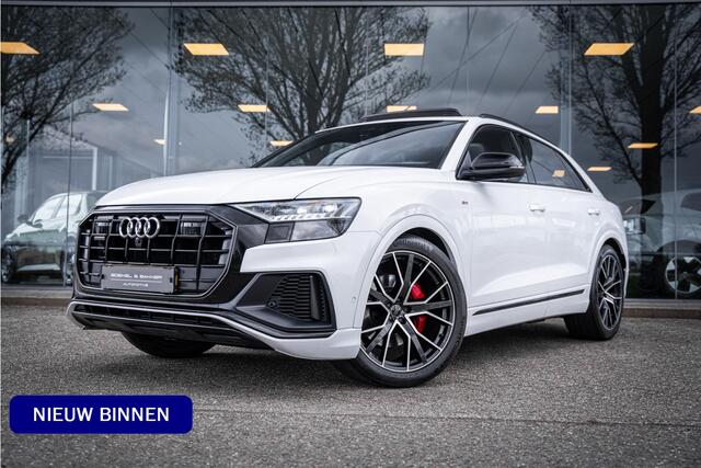 Audi Q8 50 TDI quattro Pro Line S ** Panodak ** Leder ** 22inch ** Luchtvering ** Trekhaak ** NL auto ** NAP!!