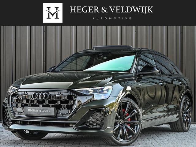 Audi Q8 60 TFSI e quattro Pro Line S Competition | B&O advanced | Audi exclusive | 5 jaar garantie | Panoramadak | massage stoelen | 4 wiel besturing | Alcantara hemel | Soft-close | Elektr. Trekhaak | Achteras besturing | Oled achterlichten