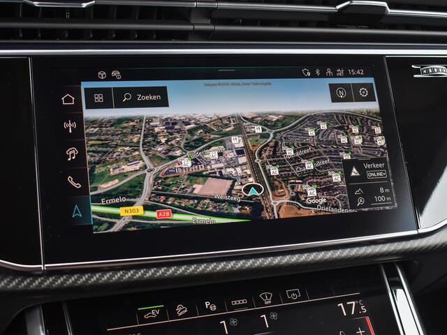 Audi Q8 60 TFSI e quattro Pro Line S Competition | B&O advanced | Audi exclusive | 5 jaar garantie | Panoramadak | massage stoelen | 4 wiel besturing | Alcantara hemel | Soft-close | Elektr. Trekhaak | Achteras besturing | Oled achterlichten