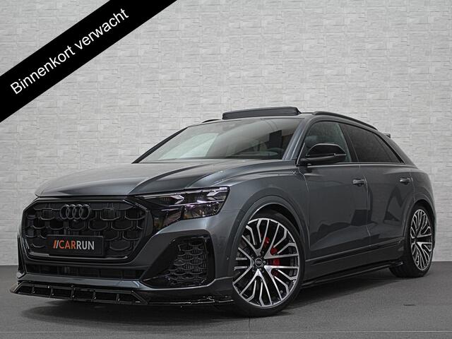 Audi Q8 60e 490pk Competition RS-Stoelen | 4WS Achteras Besturing | OLED | Laser | SQ8 Uitgevoerd | Massage | Ventilatie | Valcona Leder+ Pakket | B&O Sound | 23'' | Alcantara hemel | Head-Up | Soft-Close | Panodak | 2x Memory | Trekhaak | Keyless-Entry | Luchtve