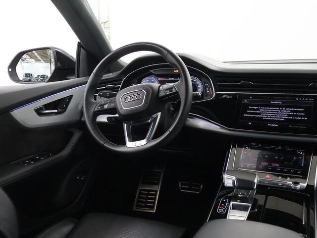 Audi Q8 60 TFSI e quattro Pro Line S Competition | S-Sportstoelen | Trekhaak | Stoelverwarming/Ventilatie/Massage | B&O Audio | Ambienteverlichtingspakket | MATRIX LED | Optiek-Pakket-Zwart | 360 Camera |