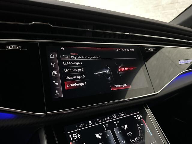 Audi Q8 60e 490pk Full Options! RS Massage Seats | 4WS | OLED | Laser-LED | Carbon | Ventilatie | Valcona Leder+ Pakket | B&O Sound | 23'' | Alcantara hemel | Head-Up | Soft-Close | Panodak | 2x Memory | Trekhaak | Keyless-Entry | Luchtvering | Nw.Pr. 160.000,= |