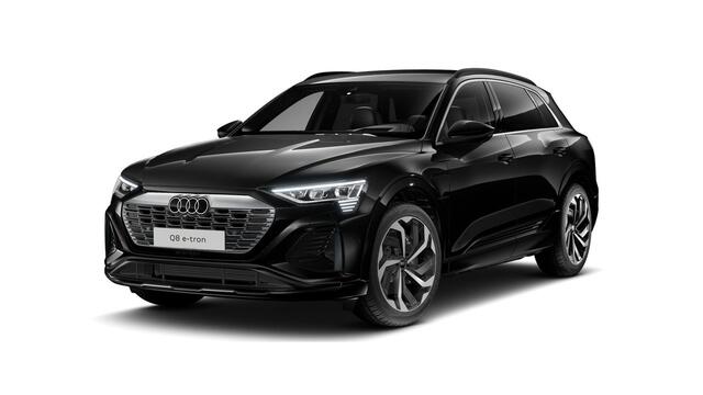 Audi Q8 e-tron 50 quattro S Edition 95 kWh Adaptieve Cruise Control - stoelverwarming voor/achter - Sportstoelen - B&O - Head up - Uitgebreide interieurvoorverwarming - Comfortsleutel - Privacy glas -