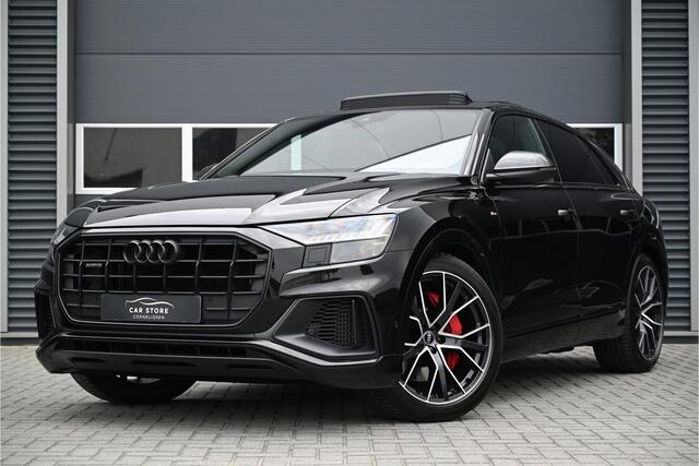 Audi Q8 55 TFSI e QUATTRO / 3 X S-LINE / PANO / B&O / LED MATRIX / SFEERVERLICHTING / CAMERA / TREKHAAK