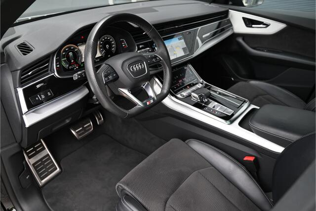 Audi Q8 55 TFSI e QUATTRO / 3 X S-LINE / PANO / B&O / LED MATRIX / SFEERVERLICHTING / CAMERA / TREKHAAK