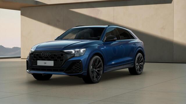 Audi Q8 60 TFSI e 490PK quattro Pro Line S Competition | Panoramadak | 23-Inch | Supersport-Stoelen | Nachtzicht | Trekhaak | Vierwiel-besturing | Head-Up | Top-View | Akoestisch-Glas
