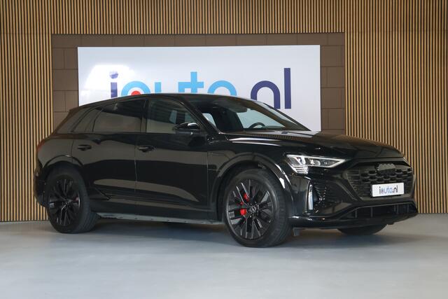 Audi Q8 e-tron 55 quattro S Edition 115 kWh SOH 100% Pano/LED Matrix/Luchtvering/360/B&O/Headup/Rode stiksels/ACC