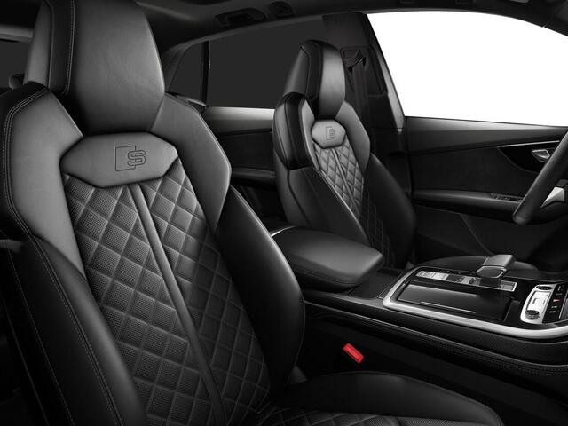 Audi Q8 55 TFSI e quattro Pro Line S 394 PK · 22" LM Velgen · Glazen panorama dak · B&O Premium 3D · Assist. plus, remote park · Stoelventilatie + Massage · Trekhaak · Servosluiting