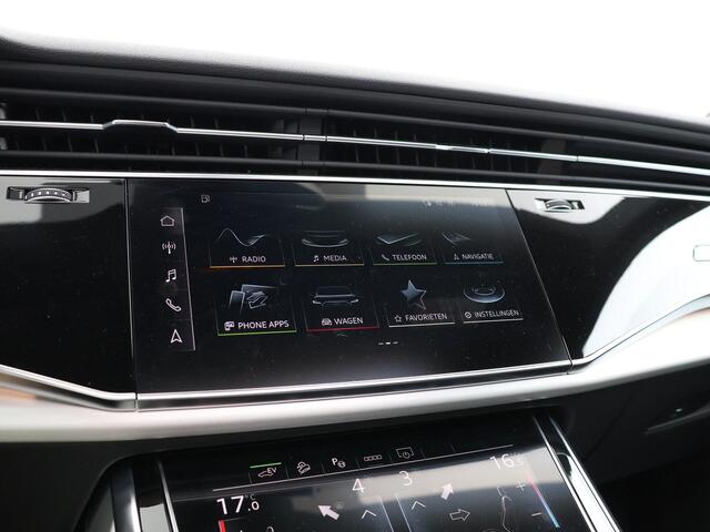 Audi Q8 55 TFSIe 381pk Tiptronic Quattro Pro Line S · Panoramadak · 360 Camera · Wegklapbare Trekhaak · Apple/Android Car Play · Luchtvering · 21'' Inch ·