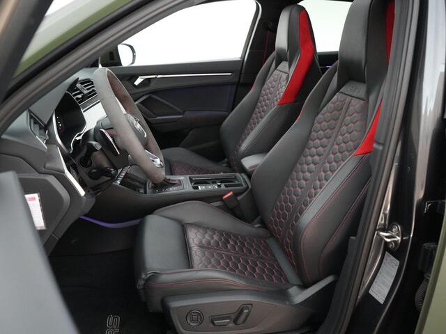 Audi RS Q3 RSQ3 Sportback 400pk TFSI |dealer onderhouden|RS-stoelen|B&O|pano|matrix LED|360 camera|ACC|blind spot|stoeleverwarming|