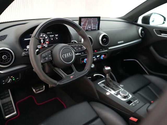 Audi RS3 Limousine 2.5 400pk TFSI quattro |pano|Bang&Olufsen|massage|virtual cockpit|Matrix LED|magnetic ride|stoelverwarming|Carplay|parkeercamera|DAB|blindspot|ACC|19" lichtmetalen|