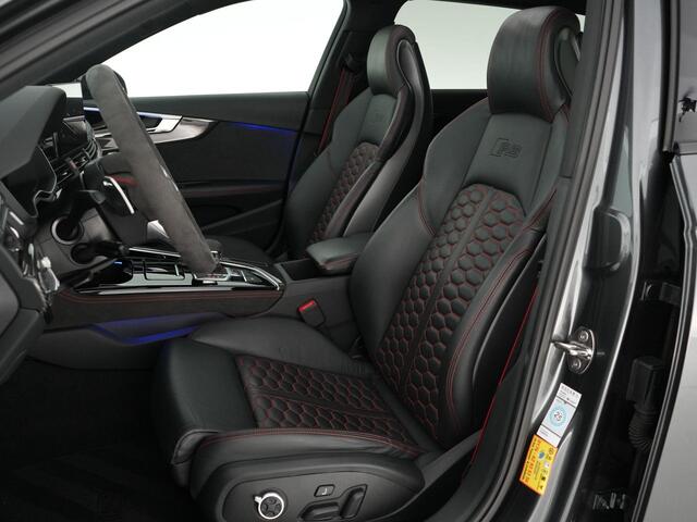 Audi RS4 quattro 2.9 TFSI RS 4 |Org. NL|dealer onderhouden|fabrieksgarantie|trekhaak|Milltek|keramisch|carbon ext.|panoramadak|B&O|memory|massage|Apple Carplay|360 camera|blind spot|