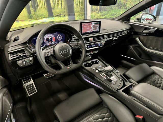 Audi RS5 A5 Coupé 2.9 TFSI quattro Pro Line Plus | 451 PK! | Panoramadak | Bang & Olufsen | Dynamic Pakket | Head-Up Display | 360 Graden Camera | Apple Carplay | Adaptieve Cruise Control | DAB | Led Matrix |