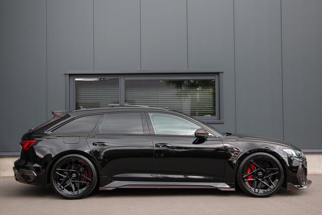 Audi RS6 Avant Johann ABT Signature Edition | 800PK | BTW | B&O+ | Ceramic Brakes | 360 Cam | ACC | Pano | Softclose | Lane & Side Assist | Fabrieksgarantie | Neus PPF | Carbon | Apple & Android Carplay | Dynamic+ | Achterasbesturing | Dynamic Plus Pack |Ambianc