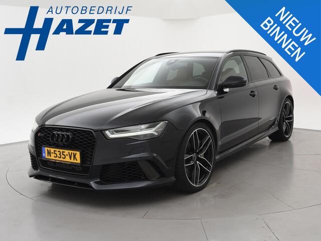 Audi RS6 4.0 TFSI V8 605 PK PERFORMANCE + KERAMISCH | B&O | AUDI EXCLUSIVE LEDER | CARBON | 21 INCH