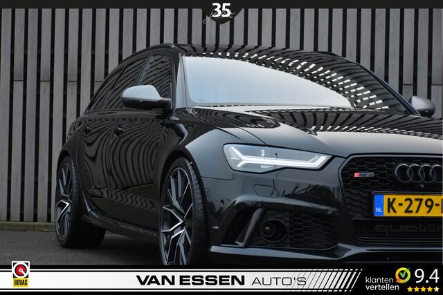 Audi RS6 A6 Avant 4.0 TFSI Quattro Performance Pro Line Plus Pano Massage Stoelventilatie B&O Matrix-Led Goed Onderhouden!