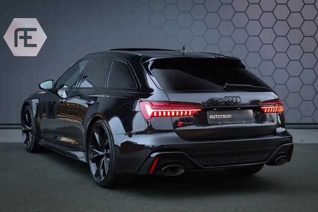 Audi RS6 A6 Avant TFSI quattro KERAMISCH | ADAPTIVE CRUISE | 360 CAMERA | TREKHAAK | SFEERVERLICHTING | CARBON INTERIEUR | HEAD UP | DYNAMIC PLUS | MEMORY SEATS | STOELVERKOELING & VERWARMING |