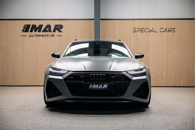 Audi RS6 Avant RS 6 TFSI quattro | Beton grijs matte | 23 inch Vossen HF7 | Keramisch | Pano |