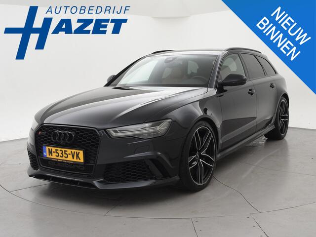Audi RS6 4.0 TFSI V8 605 PK PERFORMANCE + KERAMISCH | B&O | AUDI EXCLUSIVE LEDER | CARBON | 21 INCH | 360 CAMERA
