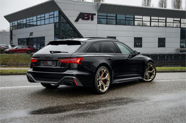 Audi RS6 Avant 4.0 TFSI 600pk quattro | Audi Exclusive | Dynamic plus | Keramische remmen | Design pakket rood | Alcantara hemel | Panorama dak | Assistentiepakket plus | B&O | Carbon interieur | HD Matrix Laser LED | Uitgebreid leder pakket | Servosluiting | Memo