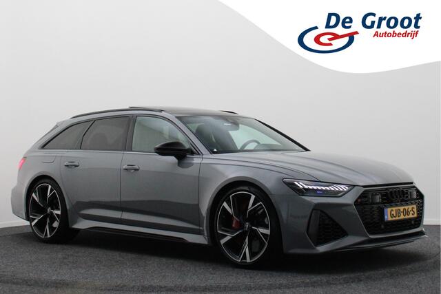 Audi RS6 Avant 4.0 TFSI Quattro 600 PK Panoramdak, B&O 3D, Dynamic Plus, Carbon, Ceramic, 4WB, HUD, 22"