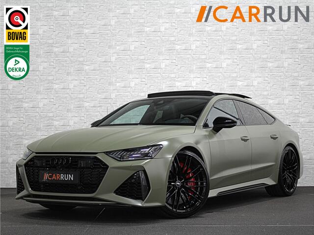Audi RS7 Sportback A7 V8 Dynamic+ | Keramisch | 22" ABT | 4-Wielbesturing | Stoelvent. | Carbon Pack | Nachtzicht | Alcantara Hemel | B&O 3D High End | 360 Camera | Laser-LED | ACC | Valcona | Klasse-5 | Head-up | Soft-Close | Isolatieglas | Dealer OH | BTW Auto |