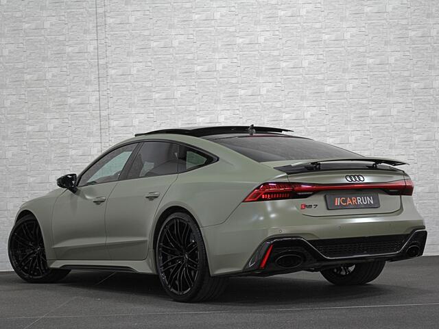 Audi RS7 Sportback A7 V8 Dynamic+ | Keramisch | 22" ABT | 4-Wielbesturing | Stoelvent. | Carbon Pack | Nachtzicht | Alcantara Hemel | B&O 3D High End | 360 Camera | Laser-LED | ACC | Valcona | Klasse-5 | Head-up | Soft-Close | Isolatieglas | Dealer OH | BTW Auto |