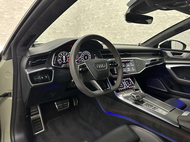 Audi RS7 Dynamic+ 300kmh | Keramisch | 22" ABT (9200,=) | B&O 3D High End | 4-Wielbesturing | Stoelvent. | Carbon Pack | Nachtzicht | Alcantara Hemel | 91500,= ex btw | Lease / Maandbedrag 998,= pm. | 360 Camera | Laser-LED | ACC | Valcona | Klasse-5 | Head-up | S