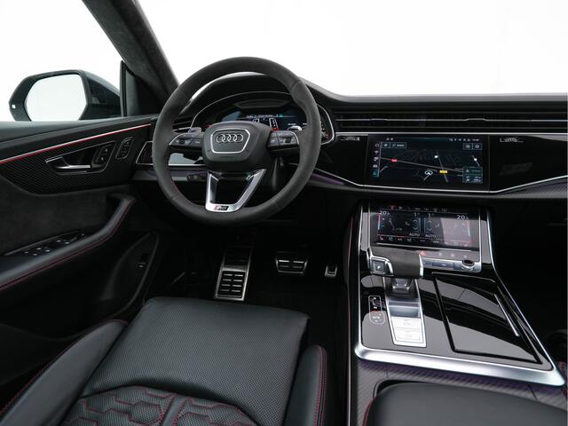 Audi RSQ8 4.0 TFSI quattro *MILLTEK | CERAMIC-BRAKES | PANO | HEAD-UP | CARBON-PACK | LEATHER | MEMORY-PACK | 4-WHEEL-STEERING | AIR-SUSPENSION | BANG&OLFUSEN | ADAPTIVE-CRUISE | BLINDSPOT | TOP-VIEW | SOFT-CLOSE | NIG