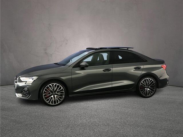 Audi S3 Limousine 333pk quattro | Akra | Pano | Sonos | Adapt. Onderstel | 19 inch | Alcantara | Matrix LED | Ruit Stiksel | Camera | Akraprovic Performance