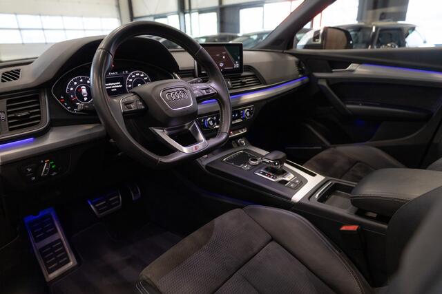 Audi SQ5 3.0 TFSI 354 pk Quattro Pro Line Plus S-Line Pano-Dak / Matrix led / B&O-Sound/ Sfeer verlichting / 21"LMV / Bekerhouder koeling + verwarming