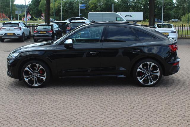 Audi SQ5 Sportback 3.0 TDI quattro / Trekhaak / Panoramdak / 360Camera / Head-up / Keyless / 21'' / RS Seats / Luchtvering / B&O / Carbon intr. / Dodehoek / Stoelverwarming / DAB / ACC