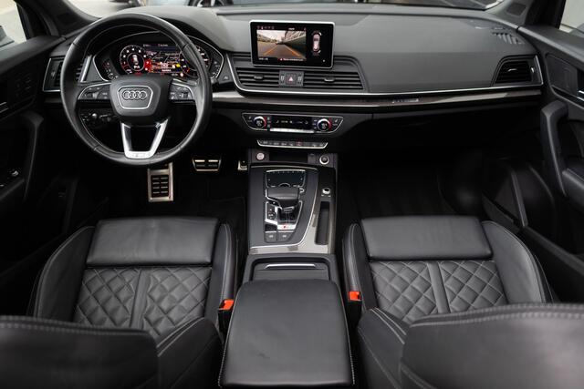 Audi SQ5 3.0 TFSI 354 pk SQ5 Quattro Pro Line Plus S-Line / Pano-Dak/ Lucht-Vering/ RS-Stoelen/ Head-Up/ Keyless/ 360-Camera/ Matrix-Led/ B&O-Sound/ Adap.Cruise/ Trekhaak/ 21'' LMV