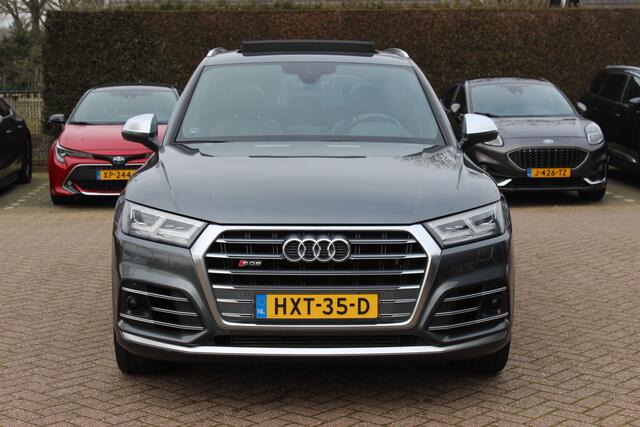 Audi SQ5 3.0 TFSI quattro Pro Line Plus / Trekhaak / Panoramadak / Camera / Luchtvering / Leder / 20'' / ABT Diffuser / Stoelventilatie+Verwarming / Navigatie / Cruise Control Adaptief