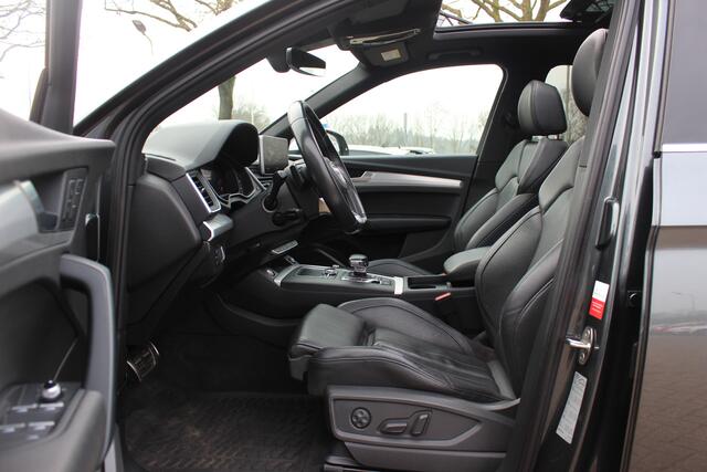 Audi SQ5 3.0 TFSI quattro Pro Line Plus / Trekhaak / Panoramadak / Camera / Luchtvering / Leder / 20'' / ABT Diffuser / Stoelventilatie+Verwarming / Navigatie / Cruise Control Adaptief
