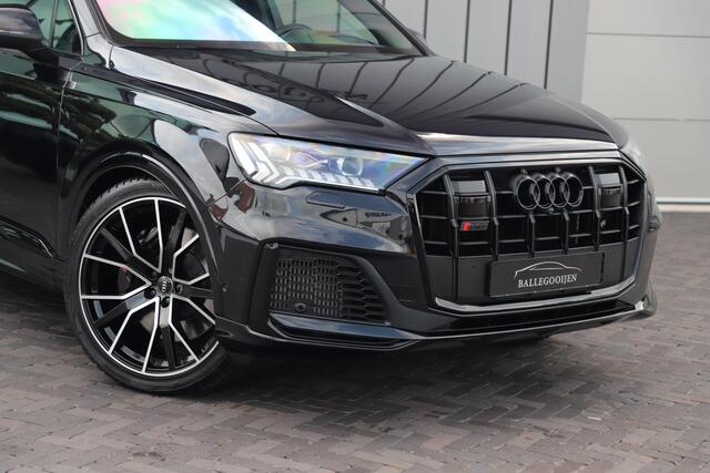 Audi SQ7 4.0 TFSI Quattro 7pers. | 507PK | Luchtvering | Achterasbesturing | Massage | Head-up | Keyles-go | Pano | B&O | Carbon | Sfeerverlichting | Memory | Stuurwielverw. | 2021.