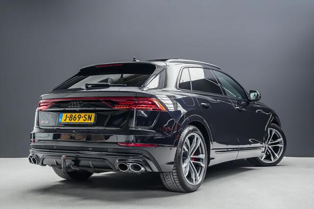 Audi SQ8 4.0 TDI quattro |pano|RS-stoelen|HUD|B&O|luchtvering|memory|360 camera|massage stoelen|carbon interieur|blind spot|elektrische trekhaak|adaptive cruise control|matrix LED|