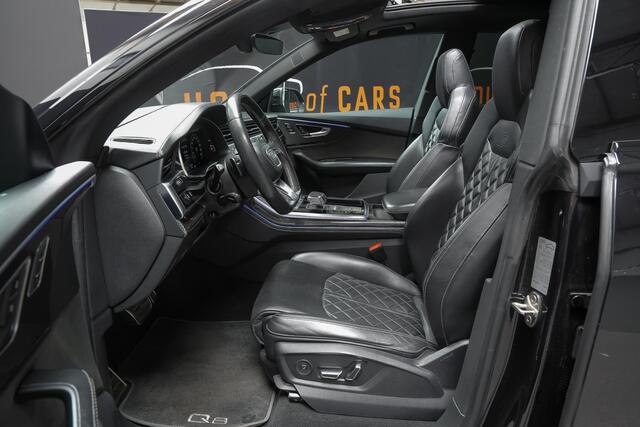 Audi SQ8 4.0 TDI quattro |pano|RS-stoelen|HUD|B&O|luchtvering|memory|360 camera|massage stoelen|carbon interieur|blind spot|elektrische trekhaak|adaptive cruise control|matrix LED|