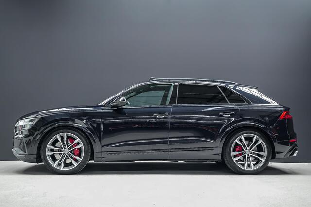 Audi SQ8 4.0 TDI quattro |pano|RS-stoelen|HUD|B&O|luchtvering|memory|360 camera|massage stoelen|carbon interieur|blind spot|elektrische trekhaak|adaptive cruise control|matrix LED|