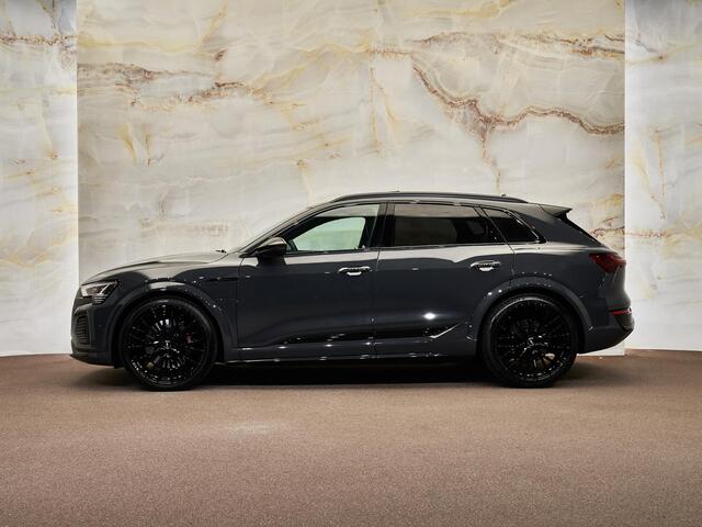 Audi SQ8 e-tron Quattro, NL-auto, 1e eig., pano, 23", luchtv., S Sportstoelen, B&O, matrix-LED, memory, 360 camera, leder, keyless, ACC, privacy