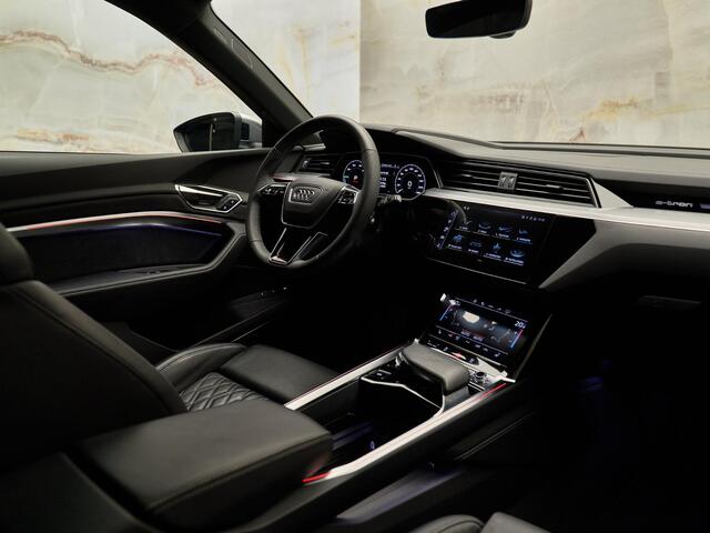 Audi SQ8 e-tron Quattro, NL-auto, 1e eig., pano, 23", luchtv., S Sportstoelen, B&O, matrix-LED, memory, 360 camera, leder, keyless, ACC, privacy