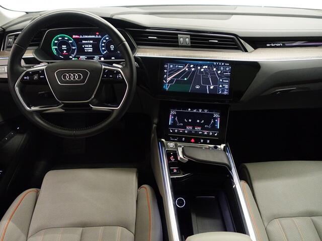 Audi e-tron e-tron 55 Quattro advanced Pro Line Plus 95 kWh Audi exclusive interior, Massage stoelen, Panodak, Stoelventilatie, Camera spiegels